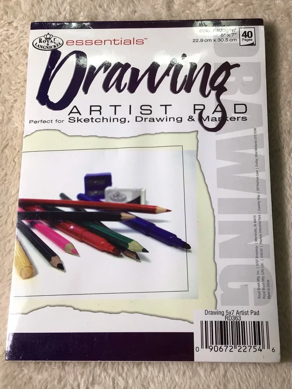 5x7 Drawing Artist Pad